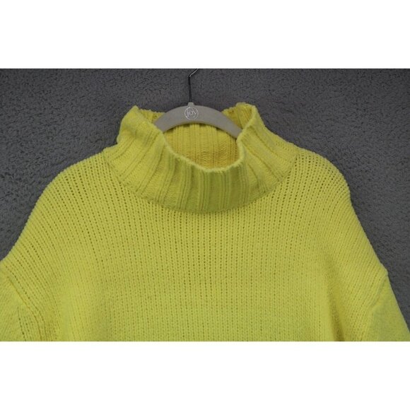 Philosophy Long Sleeve Mock Neck Yellow Sweater-Size Large-Very Soft - Picture 4 of 10